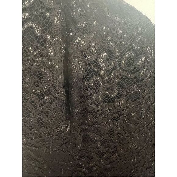 Lauren Ralph Lauren black lace fit and flare dress sz 10 - Picture 6 of 8